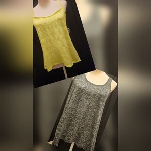 Ocean Pacific Neon Burnout Racerback Tank Lot Of 2, Active Wear